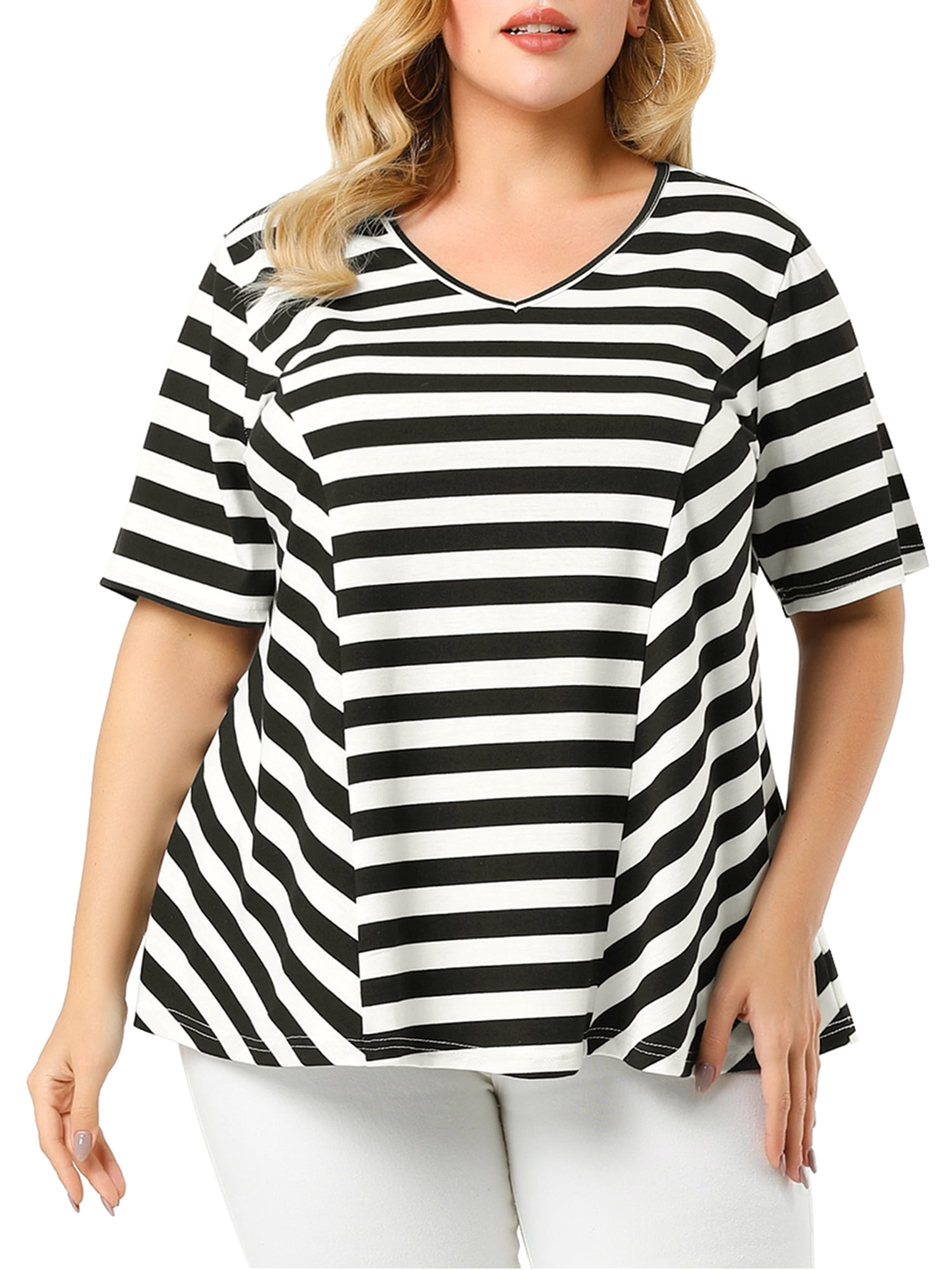 plus size breton shirt