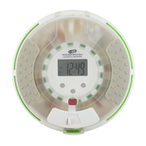 e-pill Voice - Locked Automatic Pill Dispenser - Reminds with a Friendly Voice