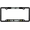Black - Style 1, variant on [Officially Licensed Product] - U.S. Army Dad - Domed Custom-Made Personalized Narrow (Thin) Top 4 Hole Metal Car License Plate Frame with Free caps - Black (Qty: 1 Frame)