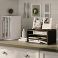 thumbnail image 5 of Ballucci 3-Tier Adjustable Desk Organizer Paper Sorter, Office Document Letter Tray, Black, 5 of 8