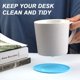 thumbnail image 4 of Posavasos para bebidas para protección de mesa, juego de posavasos de 6 colores para bar y hogar (6 colores, 6 piezas) Adepaton CJWUS-4317, 4 of 7