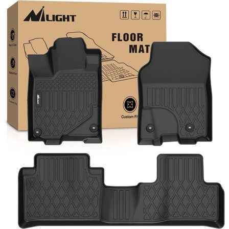 Nilight TPE Floor Mats for Acura RDX 8-Way Power Seats 2013 2014 2015 2016 2017 2018, All Weather Custom Fit Heavy Duty Floor Liners