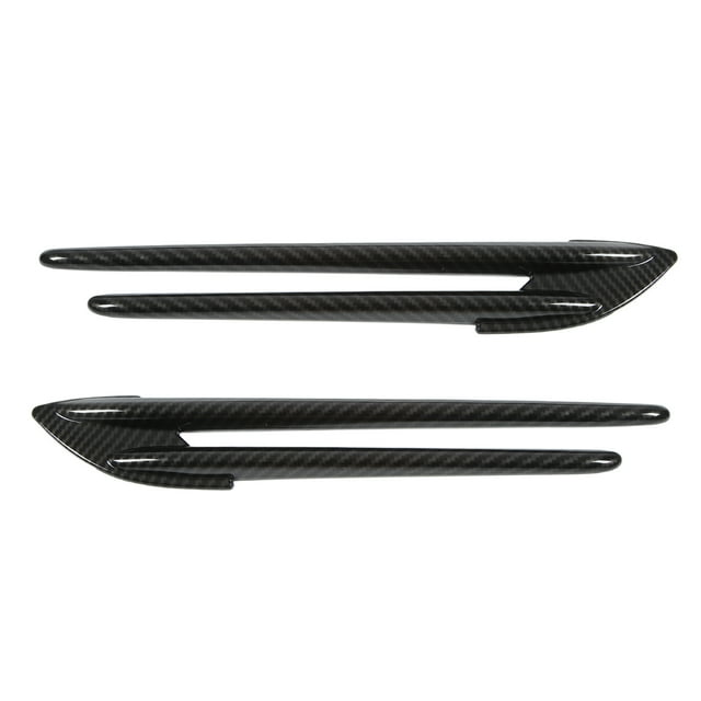 Embellecedor de ventilación de aleta de guardabarros lateral, decoración de ventilación de guardabarros lateral, reemplazo para Subaru BRZ 2017-2020, estilo de fibra de carbono, 2 uds.