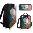 thumbnail image 2 of Galaxy Invader Zim Backpack With Lunch Bag Pencil Case Schoolbag Lunchbag Daypack Lunch Box Pen Bag Satchel Bookbag 3pcs Set, 2 of 9