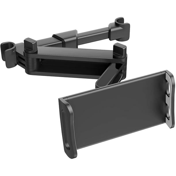 Soporte de soporte para tablet con reposacabezas de coche, soporte de asiento trasero elástico compatible con niños compatible con iPad Air Mini/teléfono móvil/Galaxy Tab/tipo Afortunado Sencillez