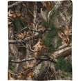 thumbnail image 1 of Couverture Camo - Couverture de Chasse en Forêt, Camo Réaliste d'Arbre, Vert Brun, 80"x60 Pouces, 1 of 7