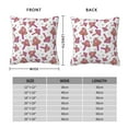 thumbnail image 2 of Pofeuu Purple Mushroom Print Double-sided plush pillowcase Square Throw Pillow Covers Pillows Cover for Living Room Bedroom Sofa Couch Cushion Cover（No pillow core）-16"x16", 2 of 7