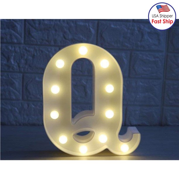 Decorative LED Illuminated Letter Marquee Sign Alphabet
