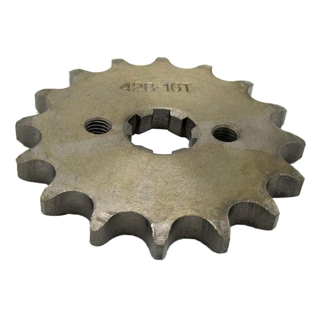 Cadena 428 16 Frente Motor Piñón Suciedad Pit ATV Ciclomotor 17 Mm Eje
