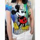 thumbnail image 3 of NOVEDAD DE VERANO 2023, camiseta de manga corta para mujer con estampado de Mickey Mouse, camisetas básicas simples e informales suaves que combinan con todo, camisetas de moda de verano, 3 of 4
