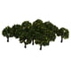 thumbnail image 5 of 2x 20x árboles frutales de paisaje de plástico para decoraciones de huertos de arquitectura modelo Yotijar árboles frutales modelo, 5 of 10