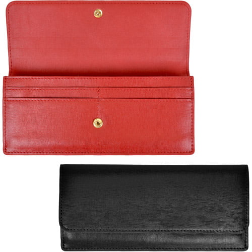 Royce Leather - RFID Blocking Women's Clutch Wallet in Saffiano Leather ...