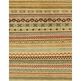 thumbnail image 1 of Ahgly Company Indoor Rectangle Abstract Orange Abstract Area Rugs, 8' x 12', 1 of 6
