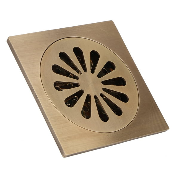 Shower Drain, Copper Antique Shower Waste Drain, With Filter For Shower Kitchen Garages Bathroom