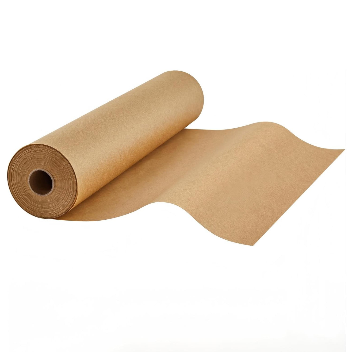 Behome Unbleached Parchment Paper for Baking, 15in x 210ft(260 Sq.ft) Non Stick Parchment Paper Roll with Serrated Cutter, Baking Paper for Cooking, Grilling, Steaming and Air Fryer