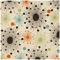 thumbnail image 6 of SAFAVIEH Soho Danielle Fire Works Wool Area Rug, Ivory/Multi, 8' x 8' Square, 6 of 10