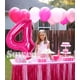 thumbnail image 4 of Globos de helio con números de aluminio SUWEN, 40 cm, color rosa intenso, número 4, 4 of 6