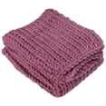 thumbnail image 4 of Northlight Cable Knit Plush Throw Blanket - 50" x 60" - Orchid Purple, 4 of 8