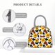 thumbnail image 4 of Fotbe Cow Print Sunflower Bolsa de Almuerzo con Estampado, Lonchera Aislada, Contenedor de Comida Reutilizable Tipo Cooler a Prueba de Fugas, 4 of 6