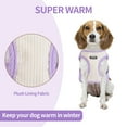 thumbnail image 3 of AIITLE Step-in Plush Dog Harness–Soft Plush, AIITLE Step in Vest Harness for Small and Medium Dogs Pet Supplies - Purple Corduroy, XXS, 3 of 6