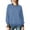 Blue, variant on Fall Sweaters for Women Casual Long Sleeve Crewneck Pullover Tops Drop Shoulder Loose Knit Blouses Trendy Streetwear Essential Winter Lounge Clothes