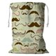 thumbnail image 1 of ABPHQTO Art Deco Patrón de bigote Estilo retro Cesta de almacenamiento Bolsa de lavandería con cordón 45x60 cm, 1 of 3