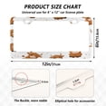 thumbnail image 2 of Aluminum License Plate Frame 2 Pack Car Exterior Accessory Car Tag Holder for Front Rear Plates Cars Decor Cute Yaks Cow Pattern, 2 of 7