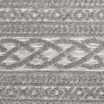 thumbnail image 2 of Orian Boucle Jenna 5'2" X 7'6" Silverton Geometric Outdoor Rug, 2 of 8