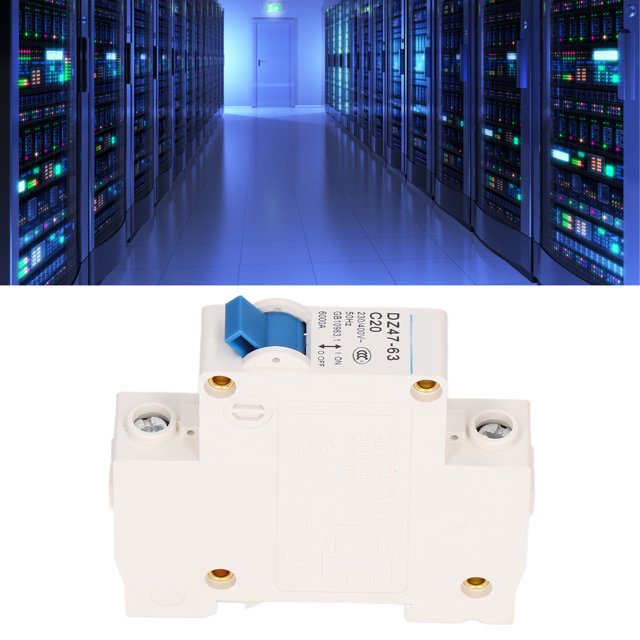 230V 400V 20A Circuit Breaker 1 Pole Circuit Breaker Protector With DIN Rail Mounting For Residential Buildings