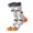 H, variant on Yuanlong Unisex Crew Socks Ocean Series Print Colorful Pattern Socks Soft Trendy Holiday Casual Hosiery