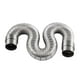 thumbnail image 2 of Tubo de Escape para Calentador de Caldera Baoblaze Extensión de Aluminio Tubo de Ventilación Fuerte Flexible 2M R 80 mm, 2 of 8