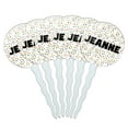 thumbnail image 1 of Jeanne Cupcake Picks Toppers - Set of 6 - Mutlicolored Speckles, 1 of 1