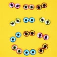 10 Pcs DIY Mixed Animals' Eye Printed Glass Round GlassLarge Animal Glass Eye Round Cabochon
