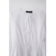 thumbnail image 5 of HH TRAF Conjunto de 2 piezas de verano para mujer, camisa ajustada lisa de manga larga bordada con cuello redondo y parte superior con cordones + pantalones cortos elegantes de diseño hueco para mujer, 5 of 5