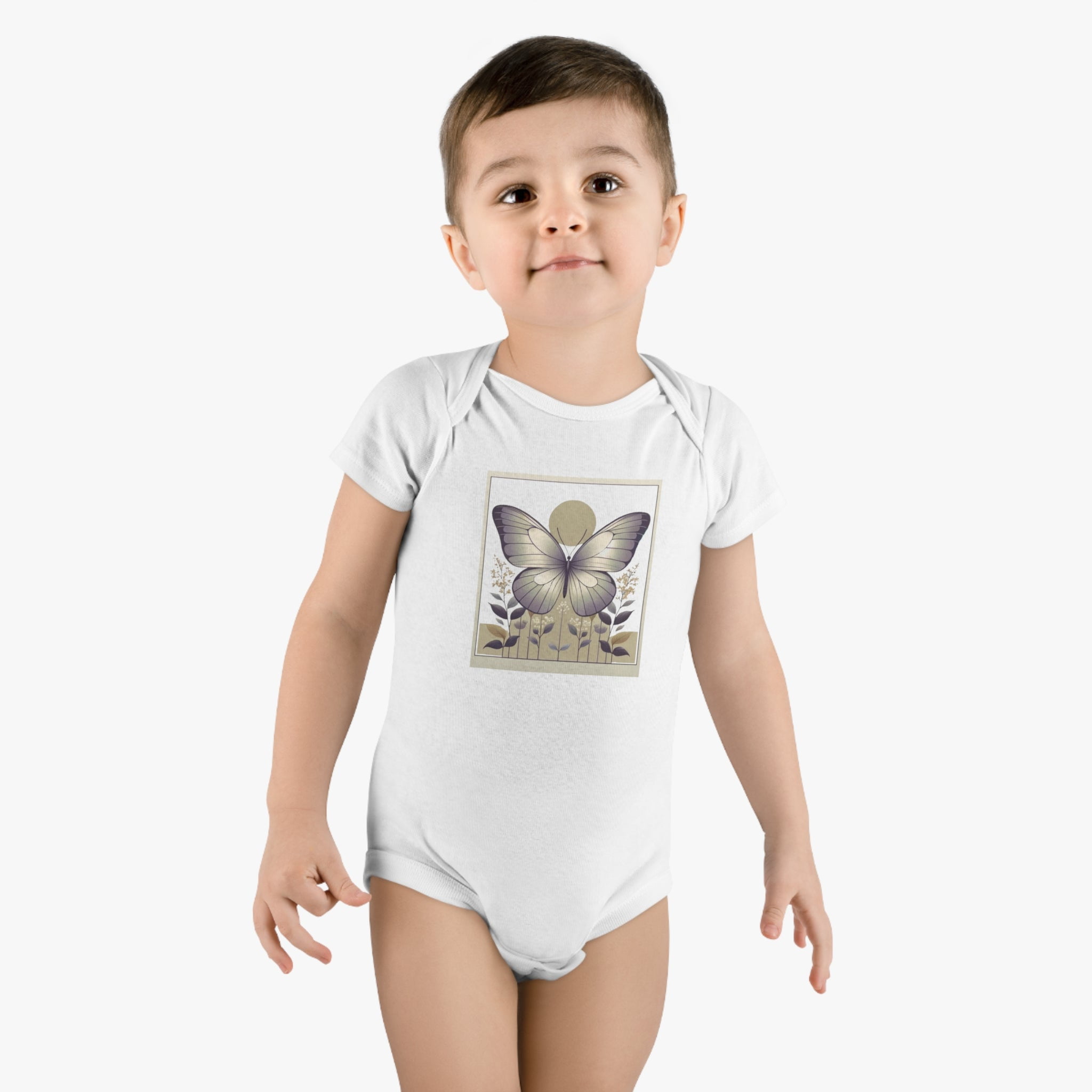OnesieÂ® Organic Baby Bodysuit~ Butterfly