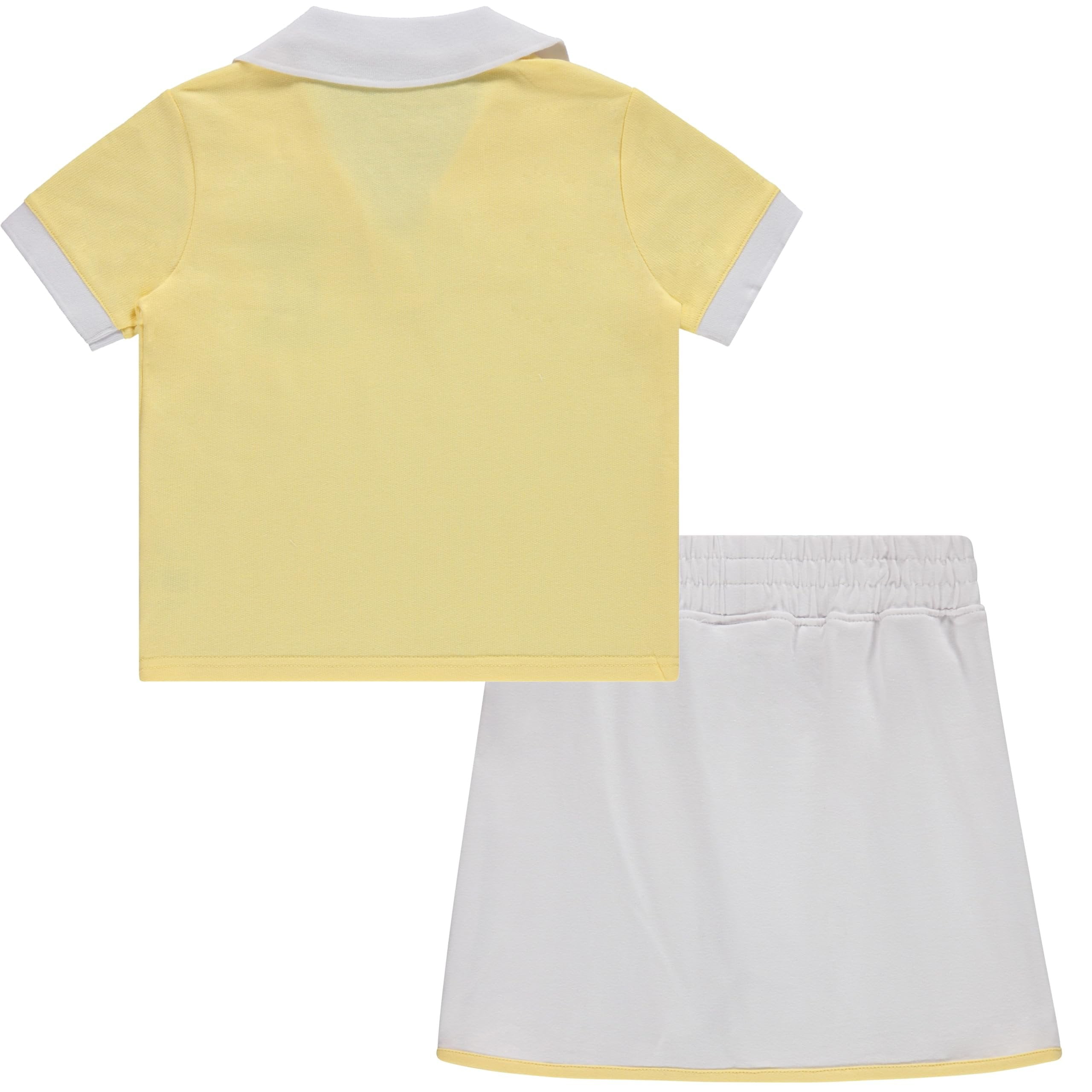 Disney Girls Lilo & Stitch 2-Piece Set  Embroidered Soccer Jersey & Shorts - Polo T-Shirt & Skort  Sizes 4-16