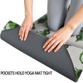 thumbnail image 3 of Cartoon Tractors Harvesters Light Gray Pattern Hot Yoga Mat Towel Non Slip for Hot Yoga - Quick-Drying Yoga Mat Cover with 4 Corner Pockets with Travel Bag - Hot Yoga Towel Non Slip 74"x26", 3 of 6