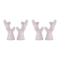 thumbnail image 1 of mmirethe 2pcs Easy To Install Antlers Sticker To Decorate Christmas Car Cute Waterproof white large 2Set, 1 of 6