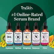 TruSkin Vitamin C Facial Serum, Anti-Aging Blend for Brighter-Looking Skin with Soothing Squalane, 1 fl oz
