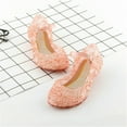 thumbnail image 1 of EYIIYE Girls Crystal Jelly Sandals Cute Elegant High-Heeled Shoes, 1 of 4