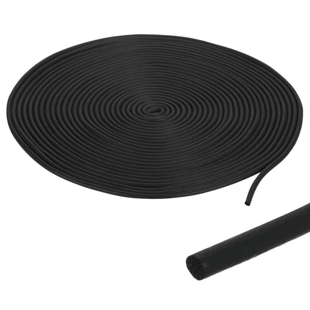 Uxcell 30Ft Black Foam Backer Rod, 2mm(5/64") Diameter EPDM Rubber Weather Seal Strip Concrete Expansion Joint Filler for Sealing Gaps Joints Crack Filling DIY Gasket