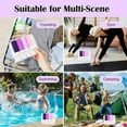 thumbnail image 5 of MateeyLife 17PCS Travel Bottles for Toiletries, TSA Approved Travel Size Containers, Leak Proof Travel Containers for Toiletries, Silicone Travel Kit for Shampoo, Conditioner, Lotion & Creams Purple, 5 of 7