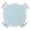 Aqua, variant on Cream Geometric Round Fitted Tablecloth with Elastic Edge, Waterproof Table Cloth Table Cover for 36"-44" Tables, White Greek Key Design Abstract Modern Art Tablecloths for Dining Picnic Outdoor