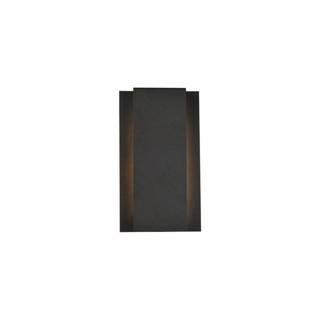Living District Raine Modern Integrated LED Wall Sconce Black Acrylic Lens