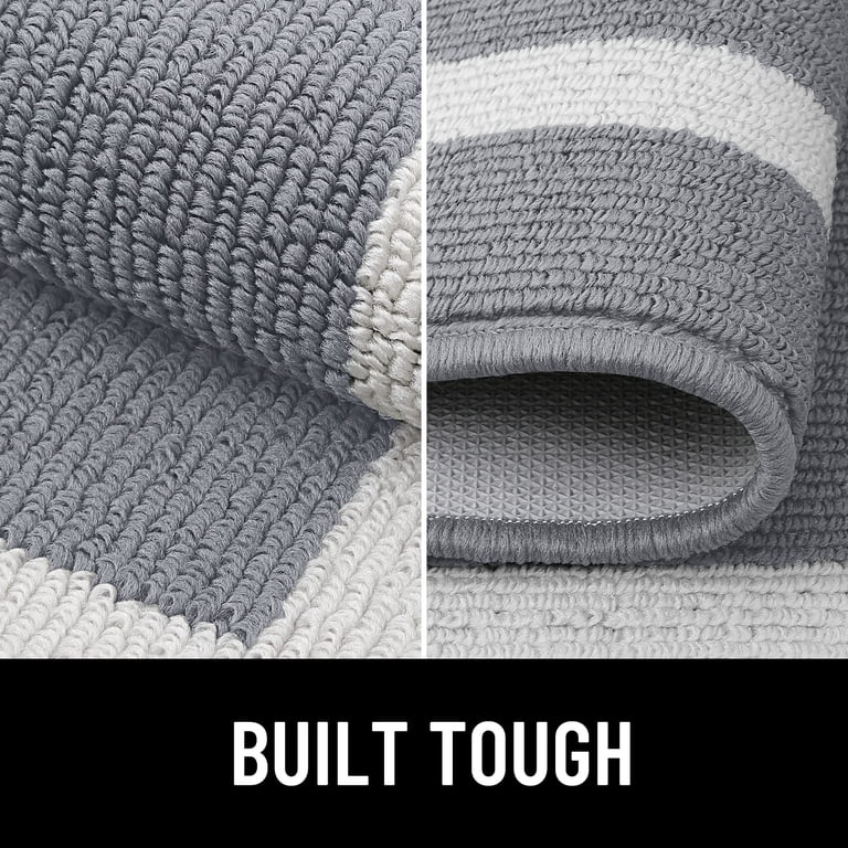 Buganda Indoor Doormat, 20"x32", Gray photo 2