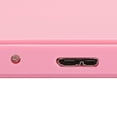 thumbnail image 4 of ABS Material Mobile Hard Drive, Ultra-thin Portable Hard Disk Box, For 2.5-Inch Hard Drives Pink, 4 of 8