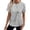 Grey, variant on HXWCHs Pima Cotton T-shirt Women's Casual Fashion Crew Neck Short Sleeve Pullover top for Everyday Comfort and Style XL Grey