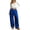 Royal Blue #69, variant on WULMLEO Women's Wide Leg Sweatpants with Front Seam Detail Elastic Drawstring High Waist Loose Casual Pants with Pockets Beige S
