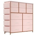 thumbnail image 2 of Commode pour Chambre avec 12 Tiroirs, Commodes et Chiffonniers, Cadre en Métal, Unité d'Organisation de Rangement avec Commode en Tissu pour Couloir, Entrée, 2 of 8