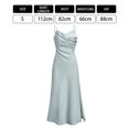 thumbnail image 2 of Vestido de verano 2023 con escote en V y tirantes finos para mujer, vestido de verano de color liso para mujer, vestido sexy sin mangas con escote en forma de corazón para fiesta de verano, 2 of 6